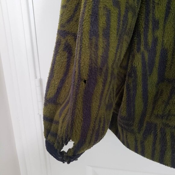 Vintage 90s Nike ACG Fleece Pullover 1/4 Zip Abstract Sweatshirt Mens Size XL - Picture 5 of 15